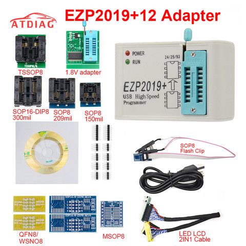 EZP 2022 EZP2022 + высокоскоростной USB SPI программатор EEPROM minipro адаптер ► Фото 1/6