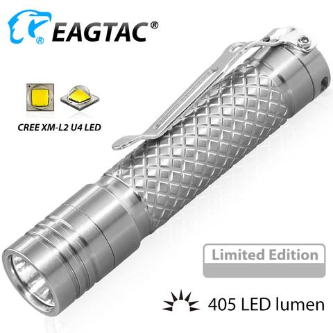 EAGTAC D3A TI XM-L2 CW Luminus SST20 4000K CRI95 светодиодный фонарик 405 люмен AA Батарея EDC фонарь Ограниченная серия ► Фото 1/6