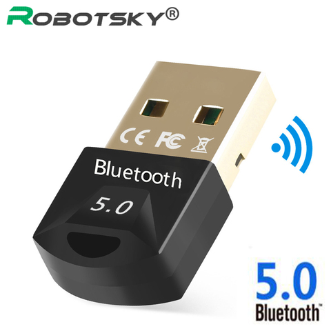 USB Bluetooth 5,0 адаптер приемник Realtek беспроводной Bluethooth Dongle 4,0 музыкальный мини Bluthooth передатчик для ПК компьютера ► Фото 1/6