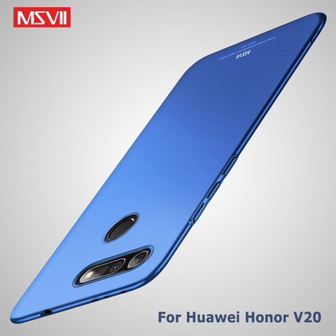 Чехол для Honor View 20, тонкий матовый чехол MSVII для Huawei Honor View 20 V20 20S, жесткий чехол из поликарбоната для Honor View 10 Lite V10, чехлы ► Фото 1/6