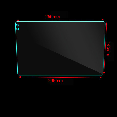 Закаленное стекло 250*145*239 мм, 10,1 дюйма для Seicane, автомобильная Защитная пленка для GPS-навигации ► Фото 1/6