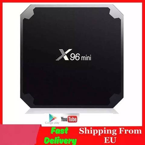 X96 Мини Смарт Android ТВ BOX Amlogic S905W 4 ядра 4 к Media Player 2,4 ГГц Wi-Fi, 2 Гб оперативной памяти, 16 Гб встроенной памяти, 1 г/8G X96mini Android 7,1 Декодер каналов кабел... ► Фото 1/6