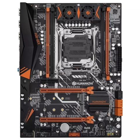 Материнская плата HUANANZHI X99 LGA 2011-3 все серии DDR4 RECC128GB M.2 PCI-E NVME NGFF ATX Серверная материнская плата ► Фото 1/4