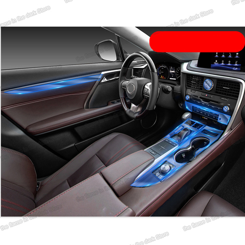 Пленка Lsrtw2017 из ТПУ для защиты приборной панели двери автомобиля от царапин, Защитная Наклейка для Lexus RX RX200 RX300 RX450H 2017 2022 ► Фото 1/6