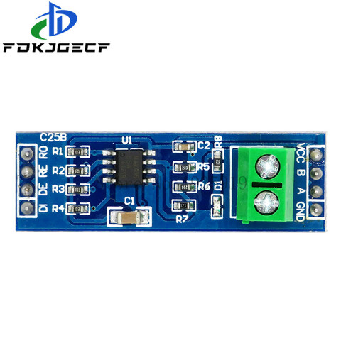 Модуль MAX485 RS-485 TTL в RS485 MAX485CSA, модуль преобразователя для arduino, комплект для самостоятельной сборки ► Фото 1/2