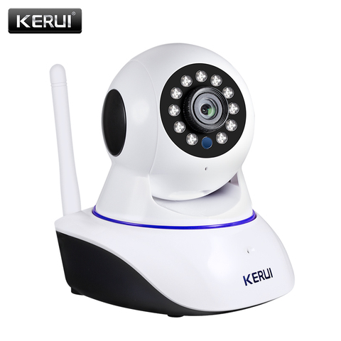 KERUI, 720 P, 1080 P, Мини, для помещений, беспроводная, Wifi, ip-камера, домашняя, CCTV, камера наблюдения, 1MP, 2MP, Tuya, умная жизнь, ночное видение ► Фото 1/6