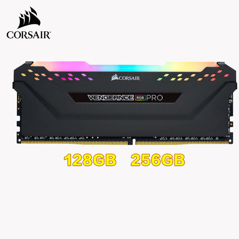 CORSAIR ddr4 высококлассная версия ОЗУ 128 Гб 25 ГБ 4000 МГц 4266 МГц RGB PRO DIMM память для настольного компьютера с поддержкой материнской платы ОЗУ ► Фото 1/5