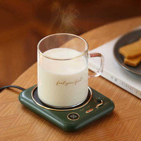 Подогреватель для чашек, настольная подставка с 3 режимами, USB зарядка, для кофе, молока, чая ► Фото 1/6