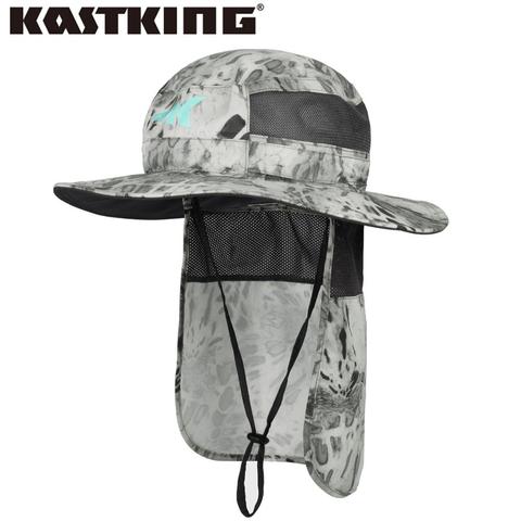 Шляпа от солнца KastKing Sol Armis UPF 50 Boonie со съемным защитным козырьком для шеи, Солнцезащитная шляпа, рыболовная шляпа для пляжа, пешего туризма, гребли ► Фото 1/6