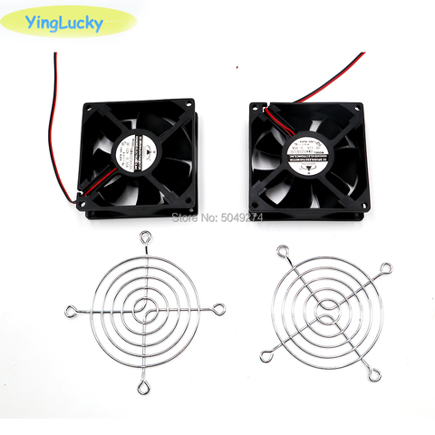 Аркадный вентилятор, 1 шт., квадратный 80 мм 8 см 220 В, вентиляторы для аркадной машины и шкафа ► Фото 1/6