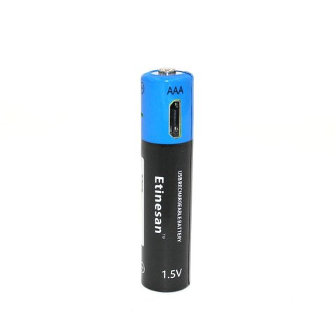 Новый продукт! Литий-полимерные перезаряжаемые lifepo4 батареи Etinesan AAA 1,5 В 600mWh ► Фото 1/6
