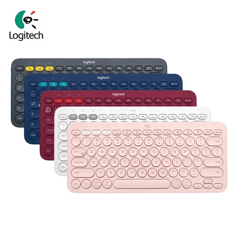 Bluetooth-клавиатура Logitech K380 с несколькими устройствами, портативная ультратонкая клавиатура для Windows, Android, ios ► Фото 1/5