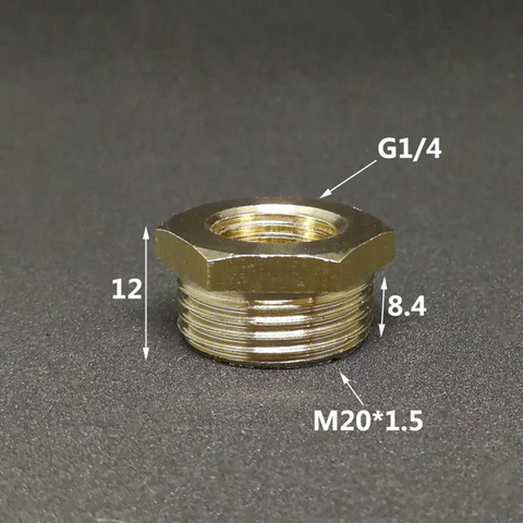 Медный переходник M/F ,M10*1 M14 * 1,5, M20 * 1,5 1/8 