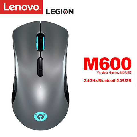 Беспроводная игровая мышь Lenovo M600 с Bluetooth 5,0, 16000 точек/дюйм, 8 программируемых кнопок, двухзонная мышь RGB с подсветкой для Windows 10 ► Фото 1/1