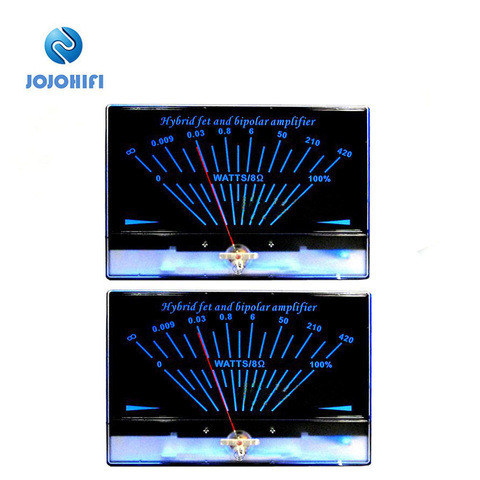 Двухкомпонентный усилитель VU Meter, усилитель трубного уровня, с подсветкой, 2 шт. ► Фото 1/6