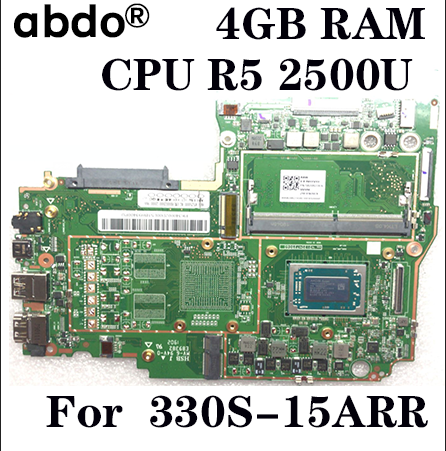 Материнская плата для ноутбука Lenovo 330S-15ARR AMD Ryzen 5 2500U RAM 4 Гб DDR4 протестирована на 100% рабочий новый продукт ► Фото 1/5