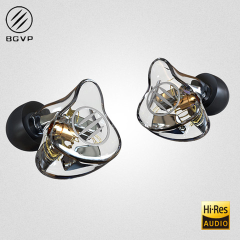 BGVP DM7 6BA сбалансированные арматурные наушники в ухо, металлический Высокоточный монитор со съемным кабелем MMCX и тремя насадками DMG DM6 ► Фото 1/1