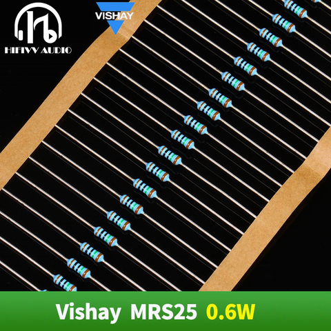 Hifi резистор пакет VISHAY BC MRS25 1% сопротивление для аудио усилитель платы DIY аксессуары ► Фото 1/6