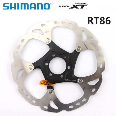 Тормозной диск SHIMANO XT SM RT86 с технологией Ice Point, 6 болтов, M8000, детали для горных велосипедов SHIMANO RT86 160 мм, 180 мм, 203 мм ► Фото 1/4