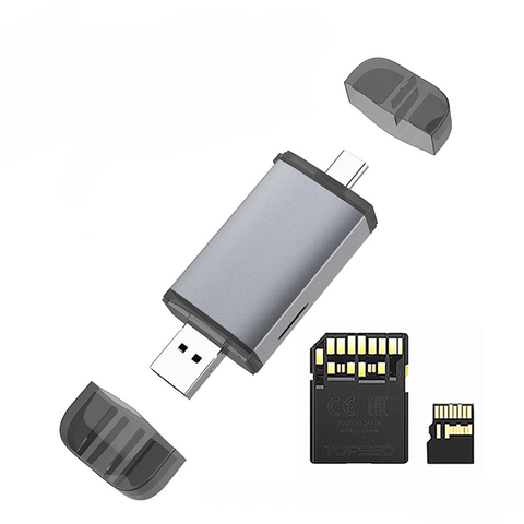 Устройство для чтения карт памяти USB Type-C ► Фото 1/6