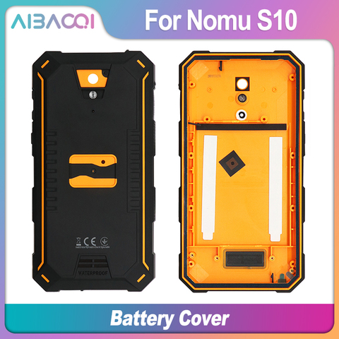Новый оригинальный чехол для аккумулятора Nomu S10, защитный чехол для аккумулятора, задняя крышка + черная Пылезащитная заглушка для телефона Nomu S10 ► Фото 1/4