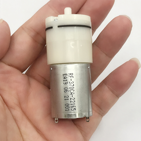 Микро воздушный насос аквариум DC 3V 3,7 V 5V 6V 12V 24V 370 двигатель вакуумный воздушный насос ► Фото 1/6
