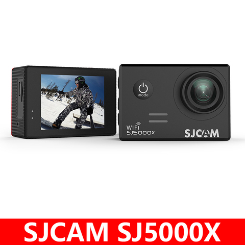 Оригинальная Спортивная Экшн-камера SJCAM SJ5000X Elite Gyro WiFi 4K 24fps 2K 30fps Дайвинг 30M Водонепроницаемая NTK96660 SJ камера 5000 Автомобильная DV ► Фото 1/6