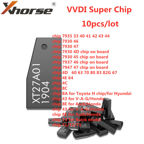 Супер чип Xhorse VVDI для VVDI2 VVDI Mini Key Tool 10 шт./лот ► Фото 1/4