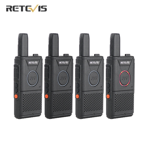 RETEVIS RT618 перезаряжаемая рация 4 шт. PMR Radio PMR446 RT18 FRS Dual PTT двухсторонняя рация рации для ресторана отеля ► Фото 1/6