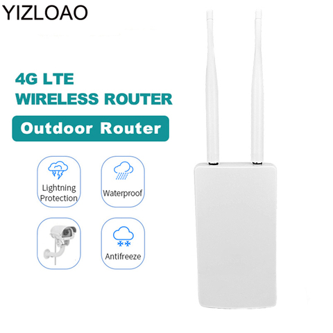 Беспроводной Wi-Fi роутер YIZLOAO 4G LTE, Мобильная точка доступа/4G модем, антенна, широкополосный уличный шлюз Cpe ► Фото 1/6