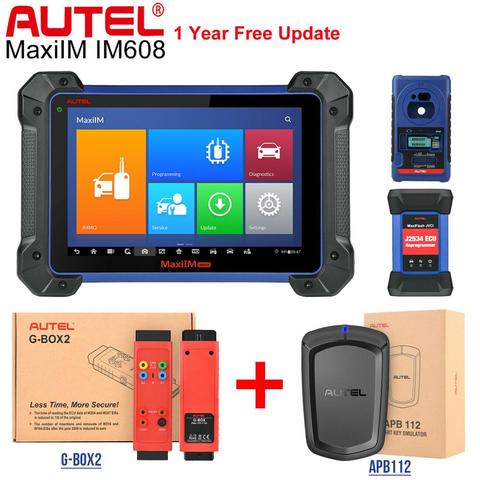 Программатор Autel MaxiFlash ECU, программатор для автомобилей IM608 XP400, диагностика всех систем, диагностика автомобиля, лучше, чем launch x431 ► Фото 1/6