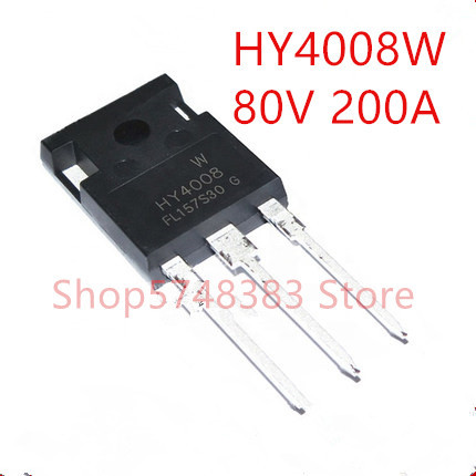 10 шт./лот 100% Новый оригинальный HY4008W TO-247 HY4008P TO-220 HY4008B TO-263 HY4008 80V 200A MOS tube ► Фото 1/3