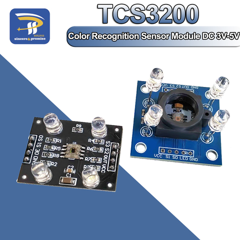 GY-31 TCS3200 TCS230 модуль детектора Цвет распознавания Сенсор аксессуары для MCU Arduino DIY модуль постоянного тока 3-5V Вход ► Фото 1/6