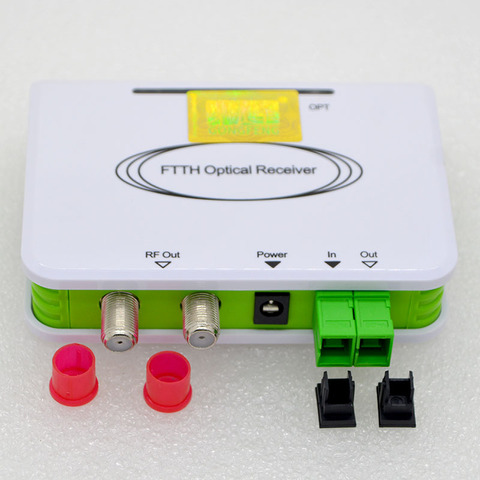 1 шт. новый оптический приемник FTTH CATV SC/APC/UPC оптоволоконный оптический узел WDM преобразователь триплекс мини-режим с двумя RF-дюймовыми Por ► Фото 1/6