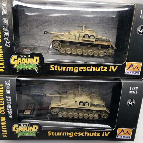 1/72 мировой войны немецкий Sturmgeschutz IV Танк немецкий y армейский Танк 1943 Готовая модель игрушка Easymodel ► Фото 1/6