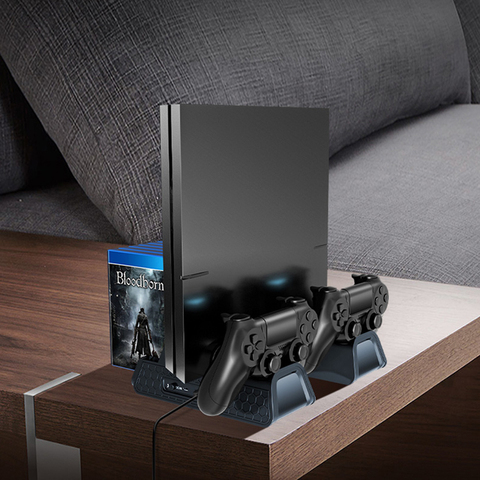 PS4 Slim PRO консоль охлаждающий вентилятор подставка PS 4 джойстик зарядная станция для Playstation 4 Slim Pro игры ► Фото 1/6