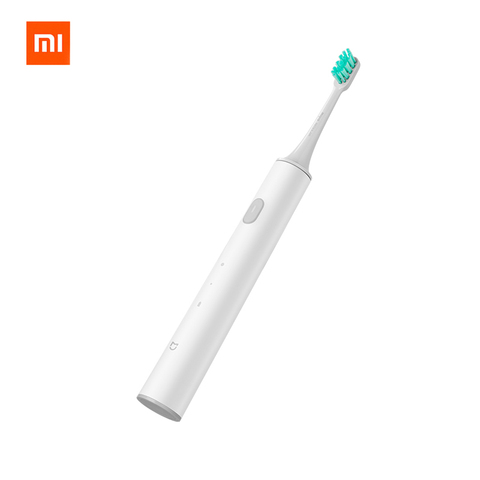 Оригинальная Xiaomi Mijia T300 звуковая электрическая зубная щетка умная высокочастотная вибрация Магнитный мотор сменная щетка ► Фото 1/6