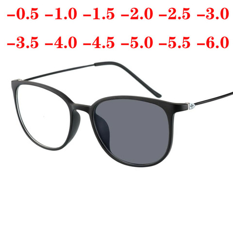 Солнцезащитные очки для мужчин и женщин, оптические аксессуары для съемки близорукости, с защитой от УФ-лучей, с диапазоном от-0,5 до-1,0 ► Фото 1/6