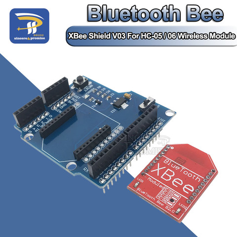 Bluetooth расширительный щит V03, совместимый с Xbee Bluetooh Bee для Arduino UNO HC-05 / HC-06 RF, беспроводной модуль Bee V2.0 ► Фото 1/6