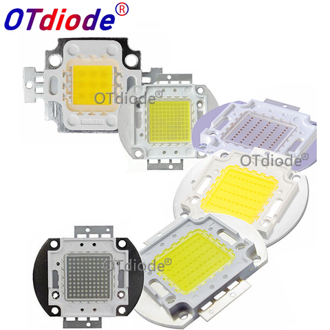 30mil 45mil High Power LED Chip integrated Lamp Blue Orange Pink Green Yellow Red Full spectrum White 10W 20W 30W 50W 100W ► Фото 1/6