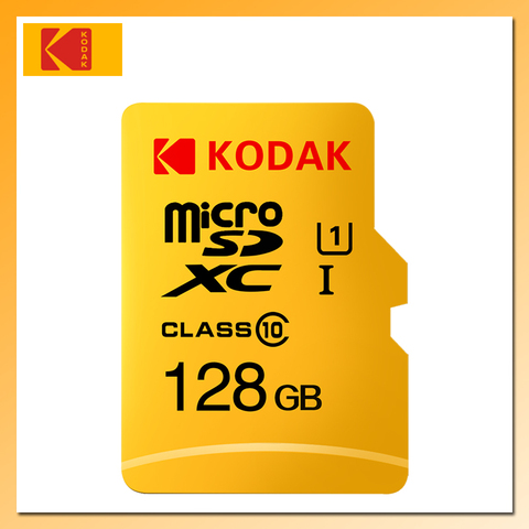 Флэш-карта памяти KODAK U1, 128 ГБ, 64 ГБ, 32 ГБ, 16 ГБ, карта Micro SD, высокоскоростная карта памяти Micro SD, карта TF/SD класса 10, карта памяти ► Фото 1/6