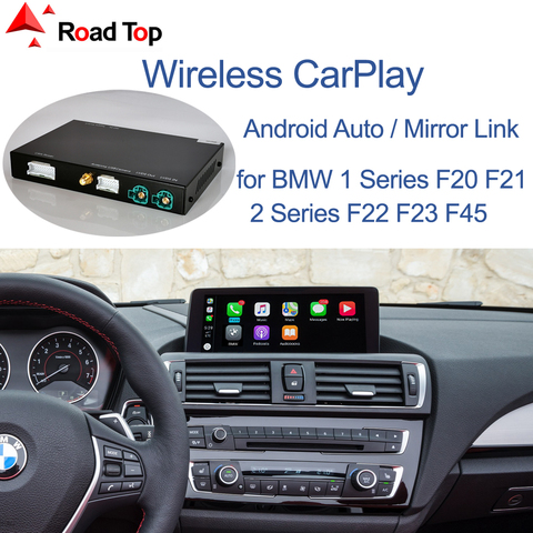 Беспроводной CarPlay для BMW серии 1 2 F20 F21 F22 F23 F45 2011-2016 NBT, с Android Mirror Link AirPlay, функция воспроизведения автомобиля ► Фото 1/6