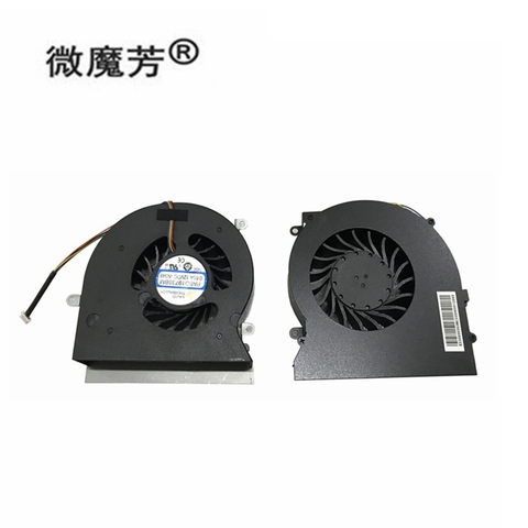 Новый охлаждающий вентилятор для ЦП MSI GT62 GT62VR, 4pin, 12 В, 0,65 А, 4pin, с 4 контактами, для моделей GT62, GT62VR, MS-16L1, 6RD, 6RE, 7RE, N322, N395, PABD19735BM ► Фото 1/2