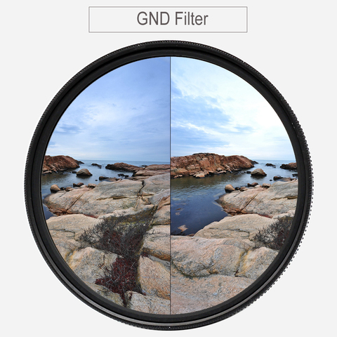 Градиентный набор УФ-фильтров с нейтральной плотностью 0,9 GND ND фильтр с нейтральной плотностью (3) для цифровой зеркальной камеры Canon Nikon sony объетив Fujifilm 40,5 мм УФ-фильтр 49 мм 52 мм 55 мм 58 62  67  72 ► Фото 1/3