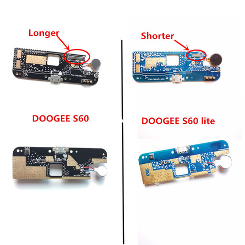 Оригинальный зарядный док-разъем USB порт платы с вибромотором гибкий кабель для телефона DOOGEE S60/S60 lite ► Фото 1/5