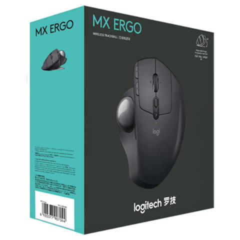 Беспроводная мышь Logitech MX ERGO с трекболом 2,4G, беспроводная мышь Bluetooth для офиса, рисования, САПР, ноутбука, аккумуляторная батарея ► Фото 1/5