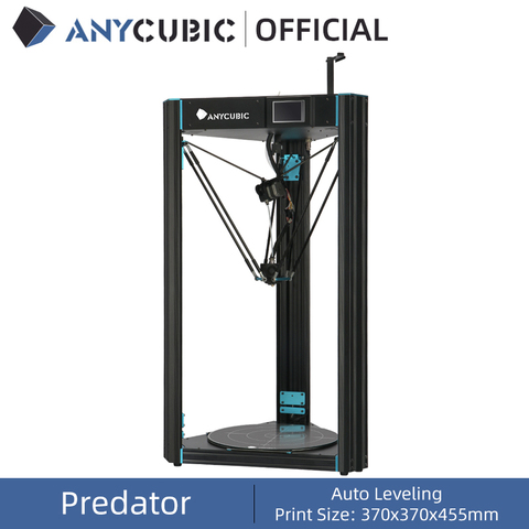 3d принтер ANYCUBIC Predator 370x370x455 мм, с автоматическим выравниванием, набор impresora 3D, Titan экструдер ► Фото 1/6