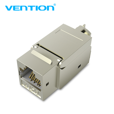 Разъем Vention RJ45 Cat7, Ethernet-адаптер 8P8C, сетевой кабельный удлинитель для Ethernet-кабеля «мама», Cat7, RJ45 ► Фото 1/6