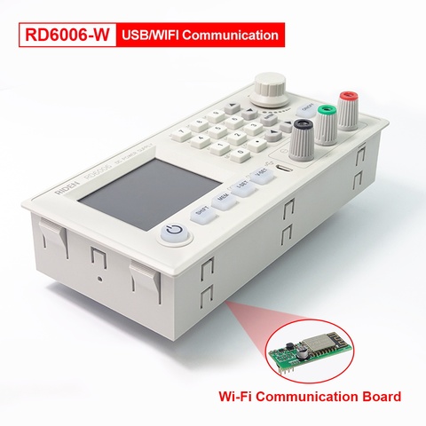 RD6006 RD6006W USB DC-DC понижающий модуль питания, понижающий преобразователь напряжения, вольтметр, 60 в, 5 А, источник питания ► Фото 1/6