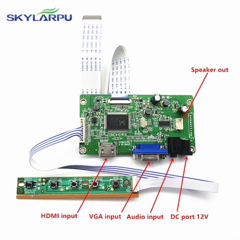 Skylarpu комплект для планшетов HDMI + VGA LCD LED LVDS EDP драйвер платы контроллера Бесплатная доставка ► Фото 1/5